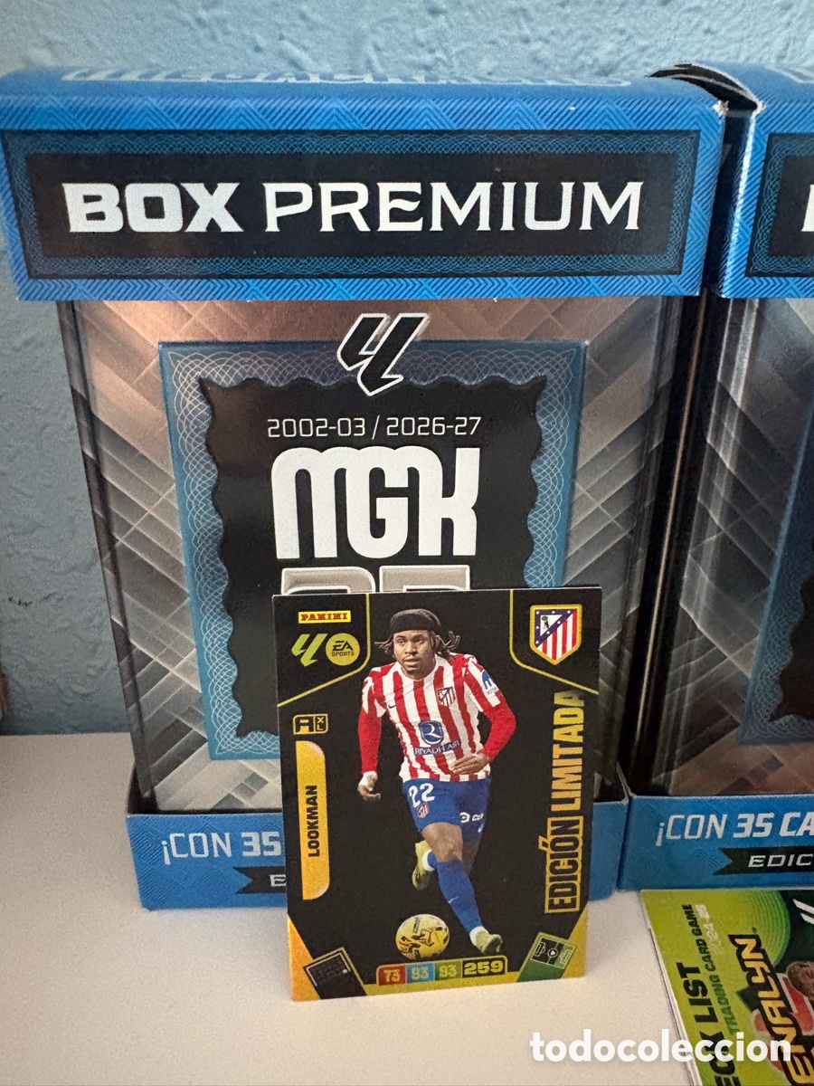 Cromos de f&uacute;tbol: Adrenalyn 25/26. Lookman. Atl&eacute;tico de Madrid. Edici&oacute;n limitada.
