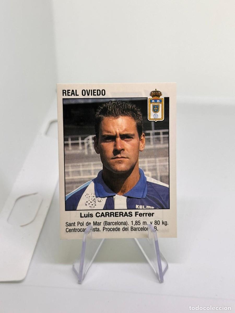 Figurine di Calcio: Carreras 391 Fichaje Real Oviedo Panini Futbol 93 94 1993 1994 sin pegar