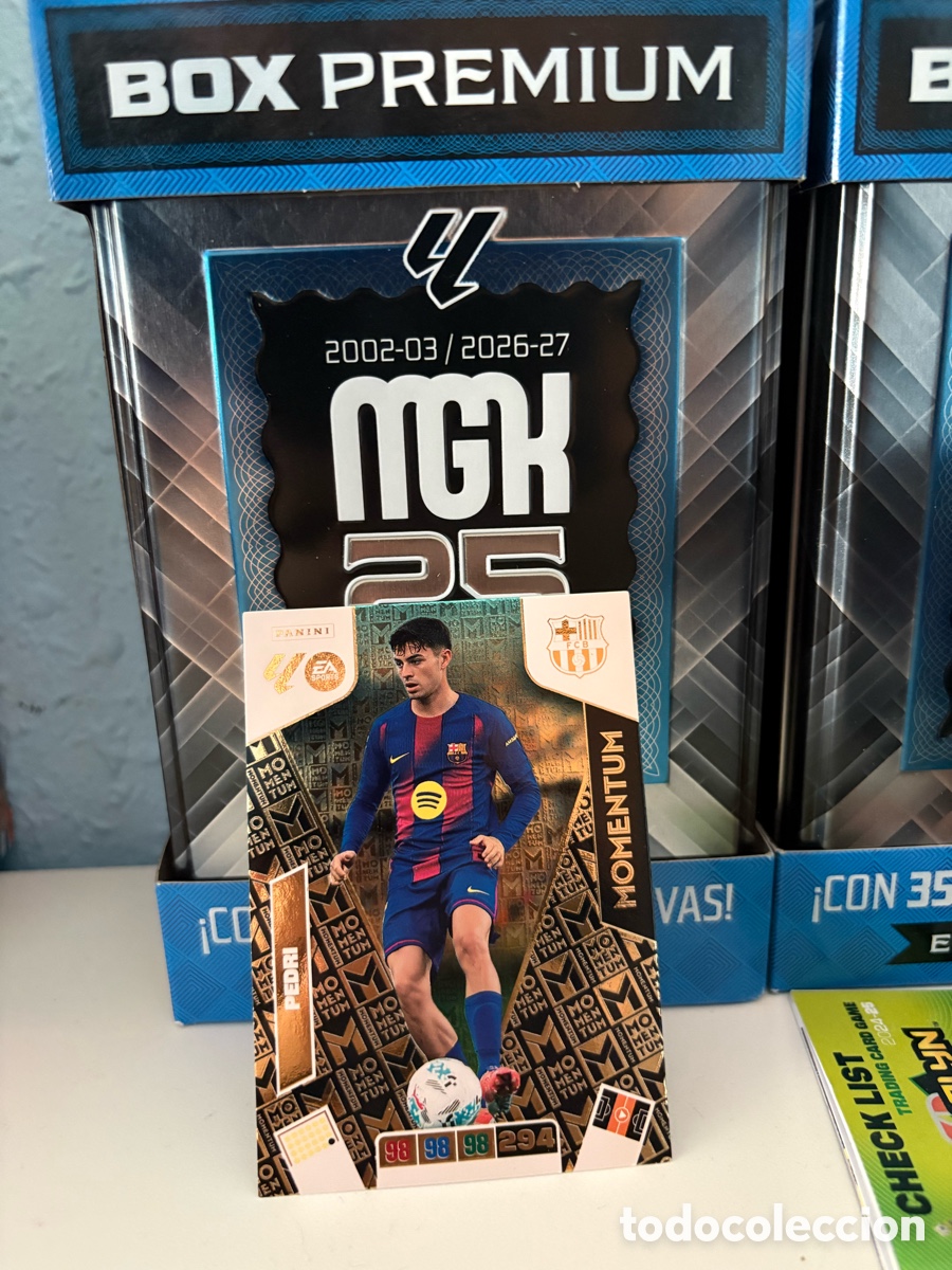 Cromos de f&uacute;tbol: Cromo Adrenalyn Pedri Momentum 2025 2026