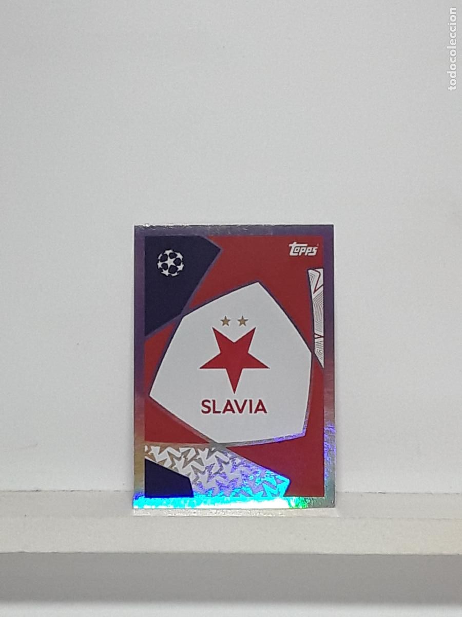 Cromos de f&uacute;tbol: CHAMPIONS STICKER 2025 2026 25 26 ALBUM TOPPS LEAGUE N 396 SLAVIA PRAGA ESCUDO LOGO