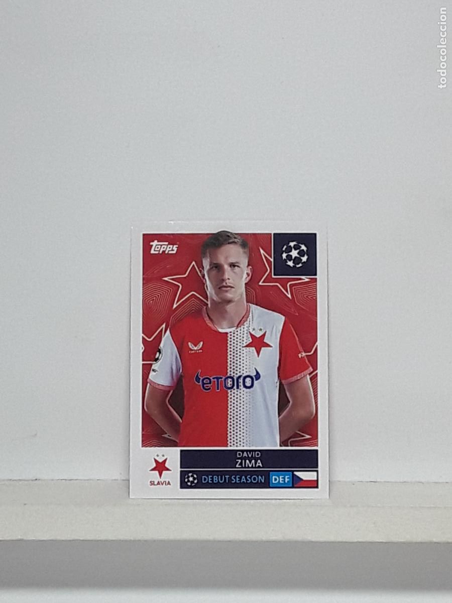 Cromos de f&uacute;tbol: CHAMPIONS STICKER 2025 2026 25 26 ALBUM TOPPS LEAGUE N 399 SLAVIA PRAGA DAVID ZIMA