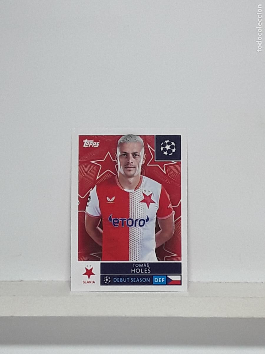 Cromos de f&uacute;tbol: CHAMPIONS STICKER 2025 2026 25 26 ALBUM TOPPS LEAGUE N 400 SLAVIA PRAGA TOMAS HOLES