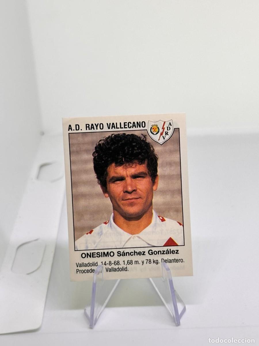 Fu&szlig;ball-Sticker: Onesimo 394 Fichaje Rayo Vallecano Panini Futbol 93 94 1993 1994 sin pegar