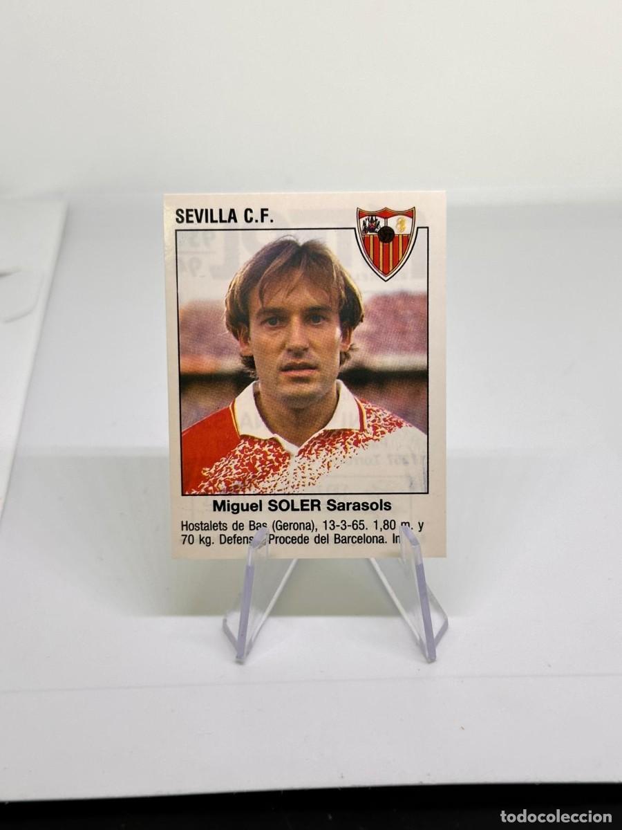 Cromos de f&uacute;tbol: Soler 402 Fichaje Sevilla Panini Futbol 93 94 1993 1994 sin pegar