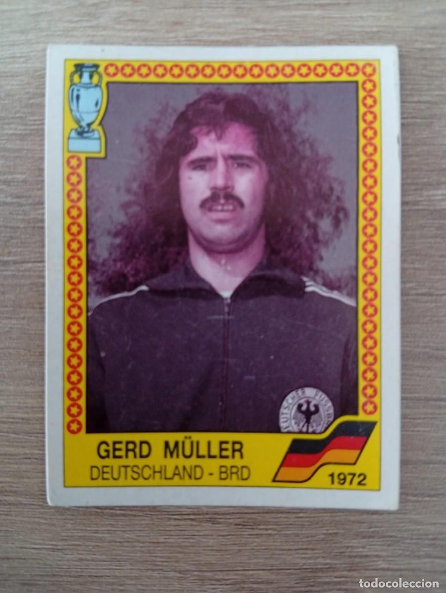 Fu&szlig;ball-Sticker: GERD MULLER 12 EUROCOPA EURO 1988 88 ALEMANIA NUNCA PEGADO SIN PEGAR