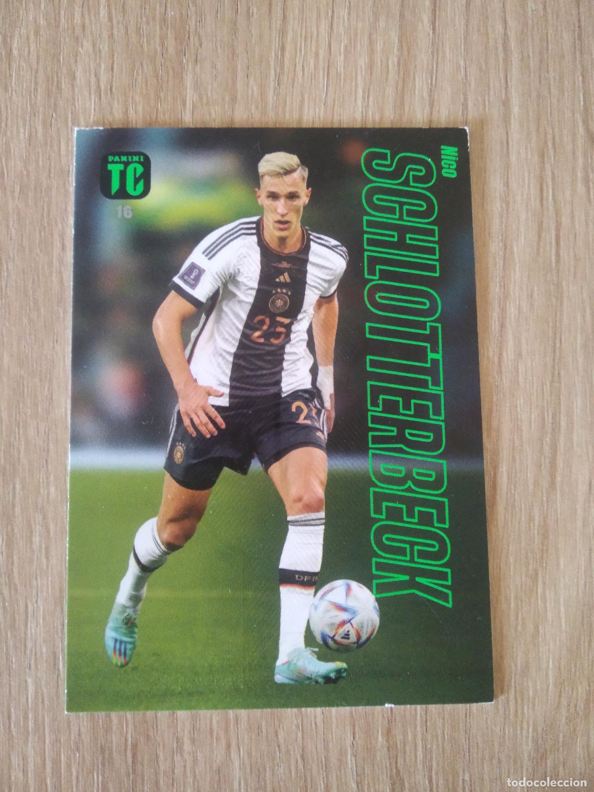 Cromos de f&uacute;tbol: 16 NICO SCHLOTTERBECK ALEMANIA CROMO TARJETA FUTBOL PANINI TOP CLASS 2023