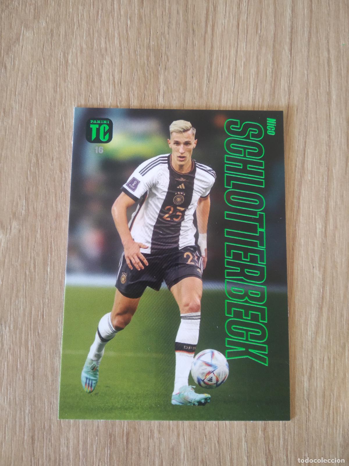 Cromos de f&uacute;tbol: 16 NICO SCHLOTTERBECK ALEMANIA CROMO TARJETA FUTBOL PANINI TOP CLASS 2023
