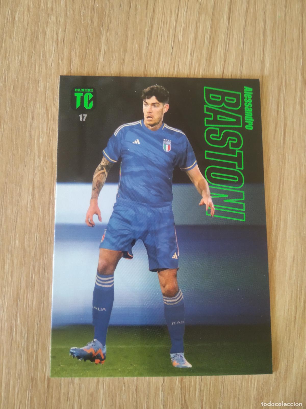 Cromos de f&uacute;tbol: 17 BASTONI ITALIA CROMO TARJETA FUTBOL PANINI TOP CLASS 2023