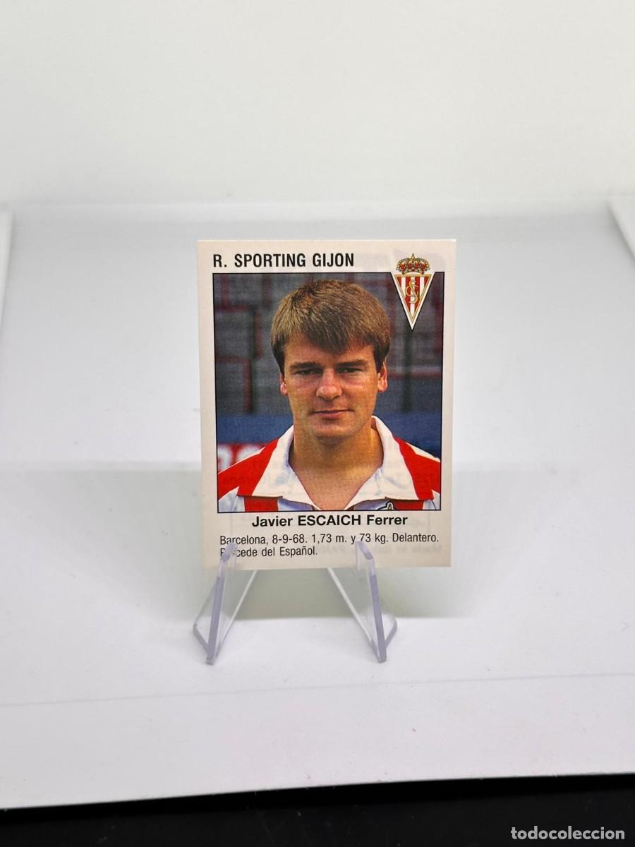 Football Stickers: Escaich 405 Fichaje Sporting Gijon Panini Futbol 93 94 1993 1994 sin pegar