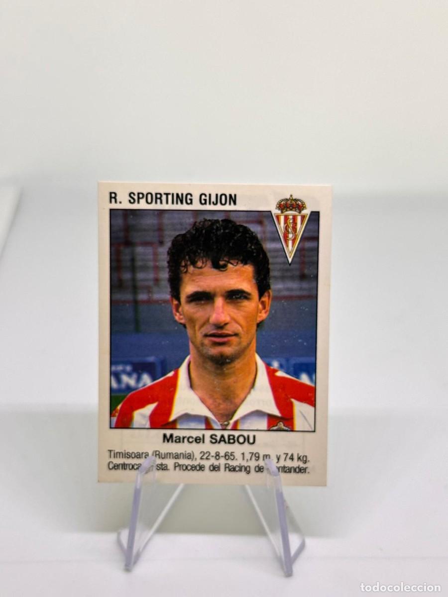 Football Stickers: Sabou 404 Fichaje Sporting Gijon Panini Futbol 93 94 1993 1994 sin pegar