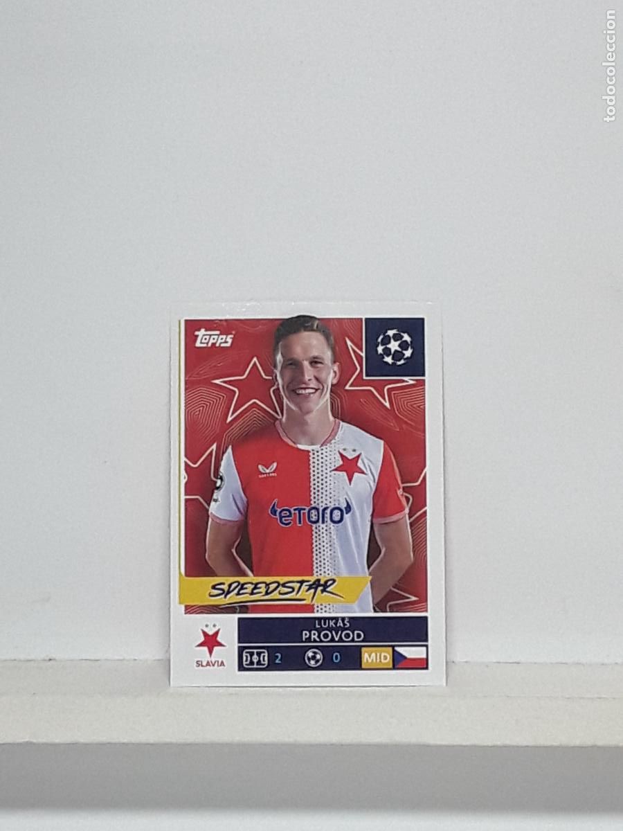 Cromos de f&uacute;tbol: CHAMPIONS STICKER 2025 2026 25 26 ALBUM TOPPS LEAGUE N 404 SLAVIA PRAGA LUKAS PROVOD