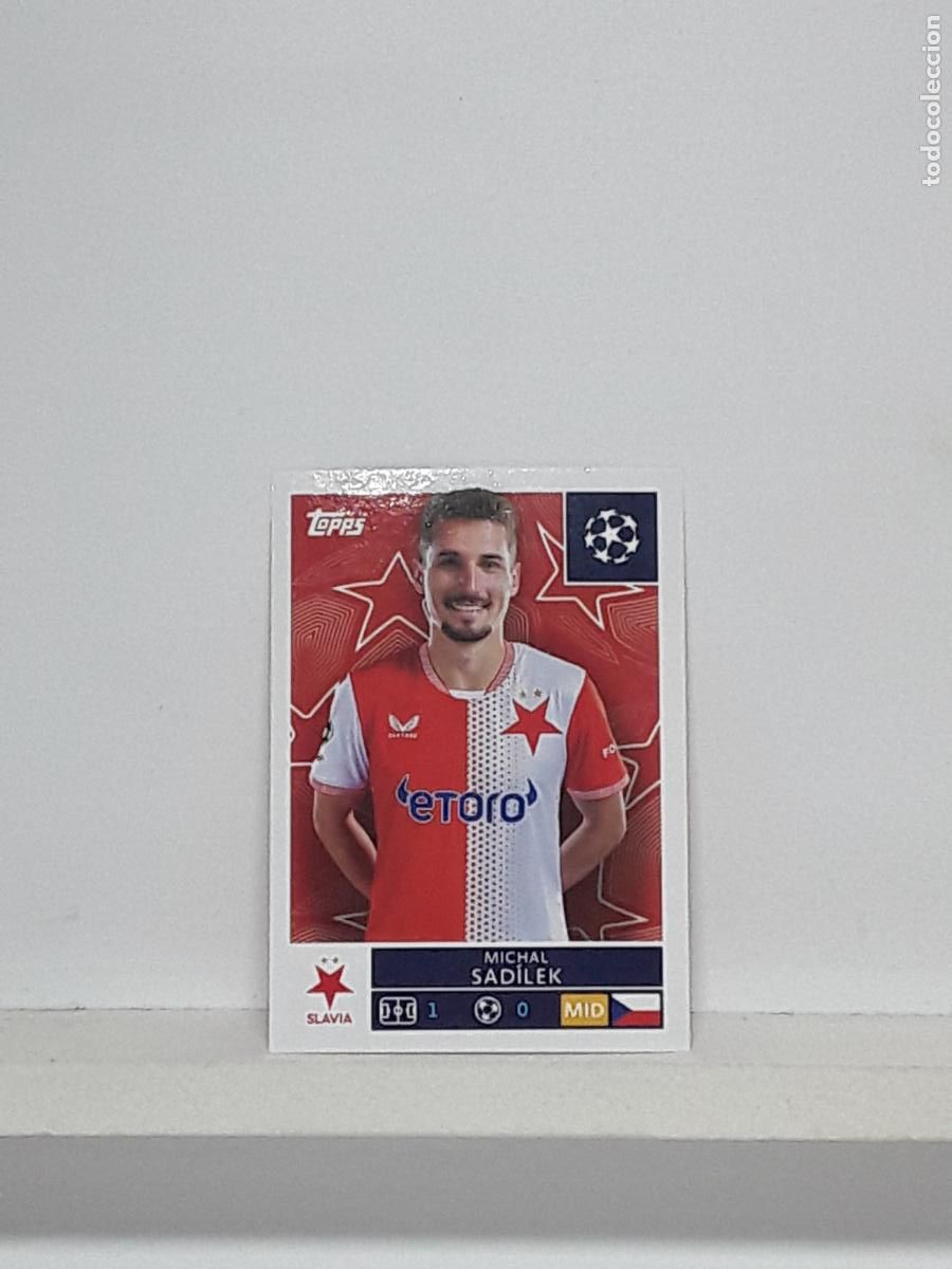 Cromos de f&uacute;tbol: CHAMPIONS STICKER 2025 2026 25 26 ALBUM TOPPS LEAGUE N 405 SLAVIA PRAGA MICHAEL SADILEK