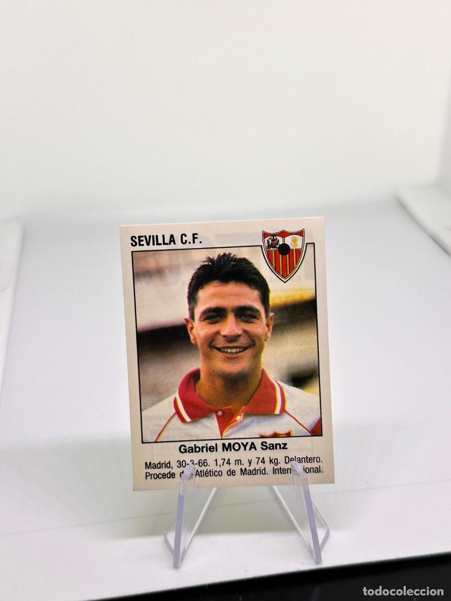 Cromos de f&uacute;tbol: Moya 403 Fichaje Sevilla Panini Futbol 93 94 1993 1994 sin pegar