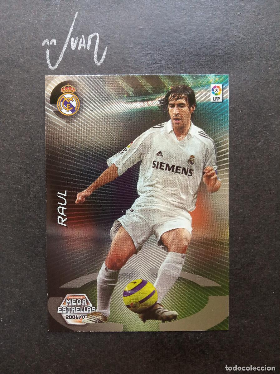 Football Stickers: 381 ESTRELLAS RAUL REAL MADRID ESPA&Ntilde;A ⚽ PANINI &reg; MEGACRACKS 2006 2007 LIGA FUTBOL 06 07 MEGA CRACKS