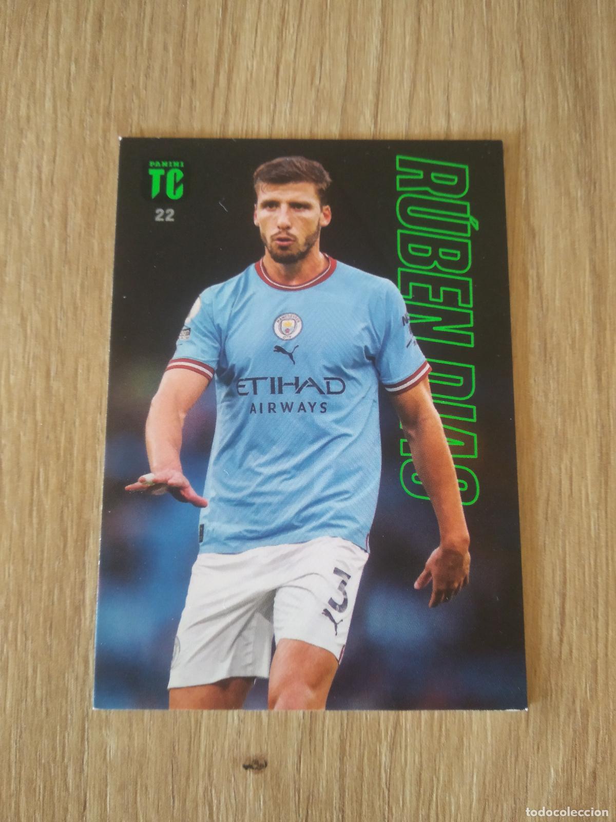 Cromos de f&uacute;tbol: 22 RUBEN DIAS MANCHESTER CITY CROMO TARJETA FUTBOL PANINI TOP CLASS 2023