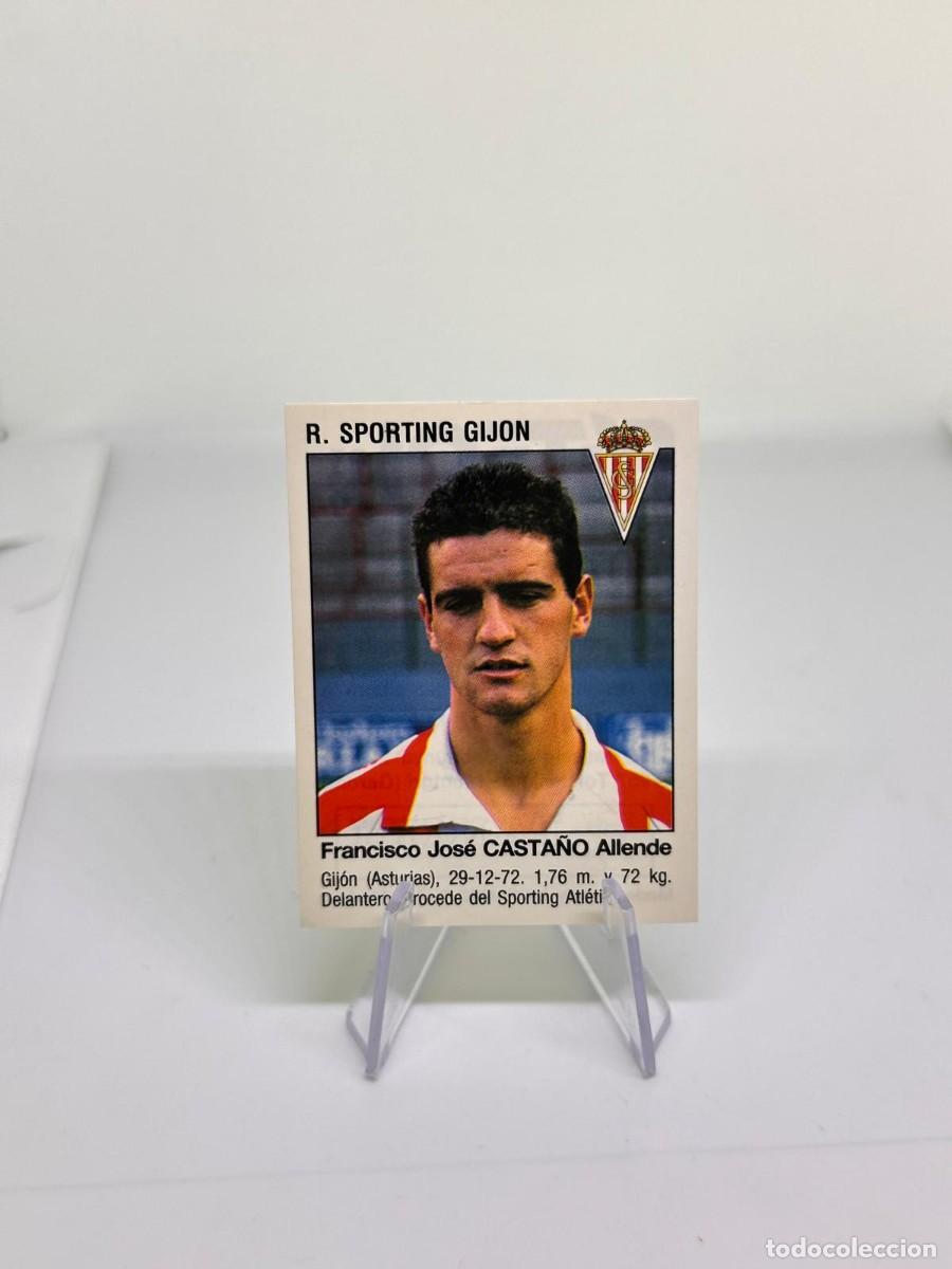 Cartes &agrave; collectionner de Football: Casta&ntilde;o 407 Fichaje Sporting Gijon Panini Futbol 93 94 1993 1994 sin pegar