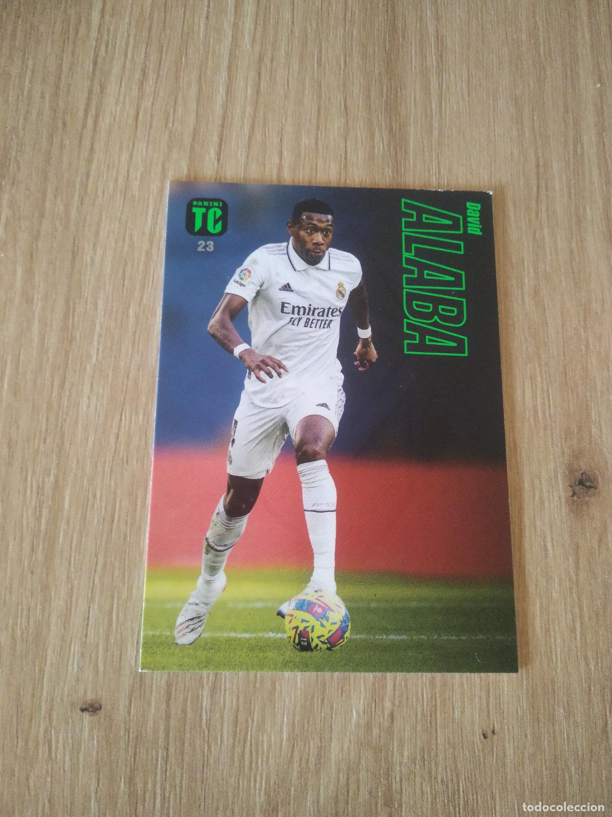 Cromos de f&uacute;tbol: 23 DAVID ALABA REAL MADRID CROMO TARJETA FUTBOL PANINI TOP CLASS 2023