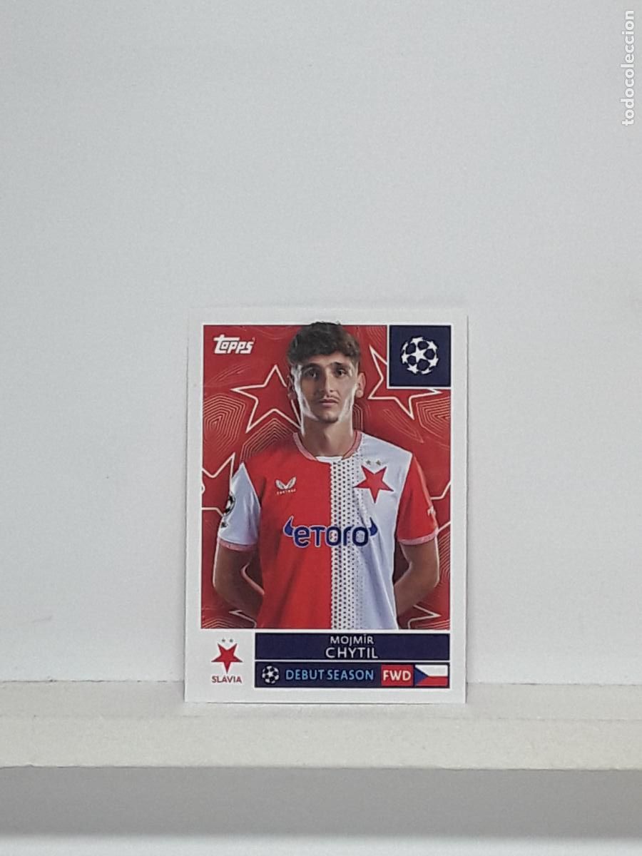 Cromos de f&uacute;tbol: CHAMPIONS STICKER 2025 2026 25 26 ALBUM TOPPS LEAGUE N 409 SLAVIA PRAGA MOJMIR CHYTIL