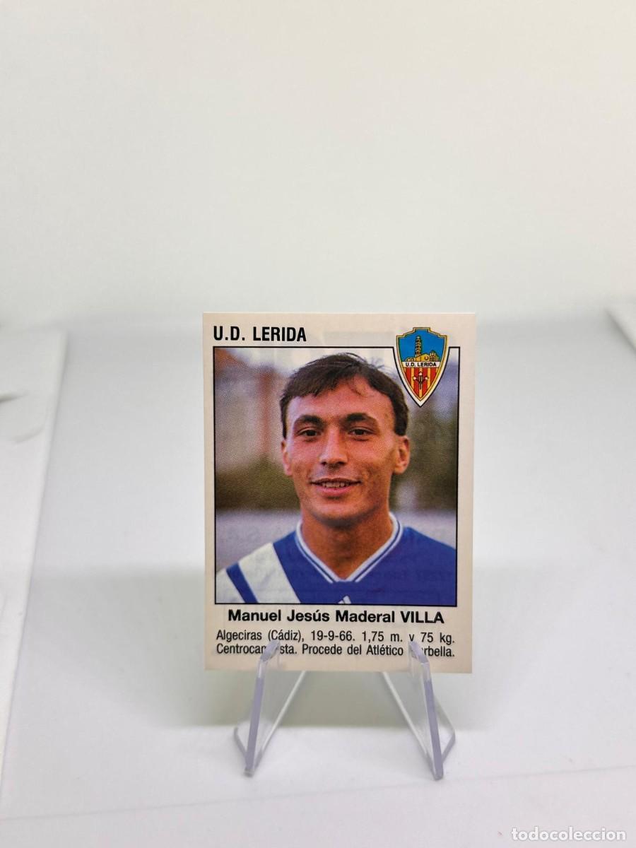 Cartes &agrave; collectionner de Football: Villa 406 Fichaje Lerida Panini Futbol 93 94 1993 1994 sin pegar