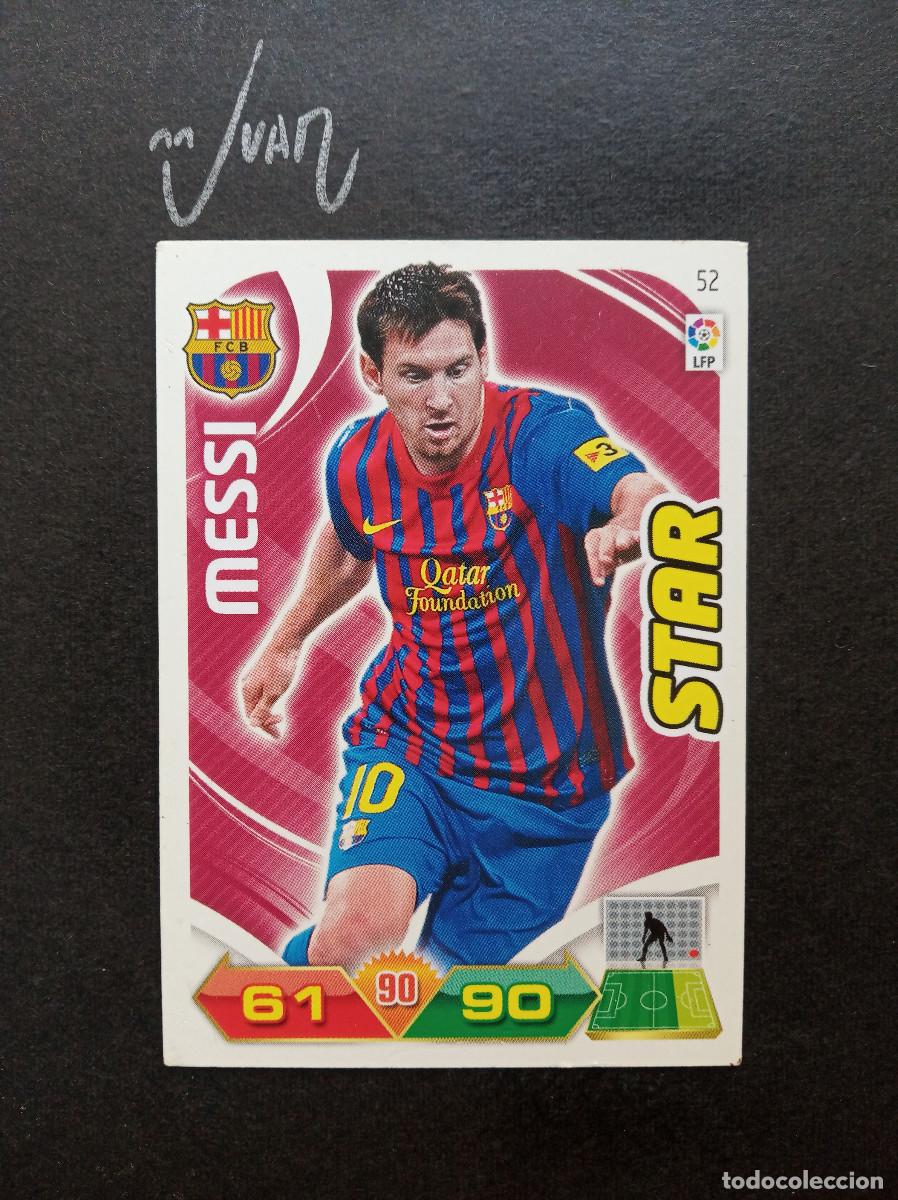 Cartes &agrave; collectionner de Football: N&ordm; 52 STAR MESSI FC BARCELONA ARGENTINA ⚽ PANINI &reg; ADRENALYN XL 2011 2012 LIGA FUTBOL 11 12