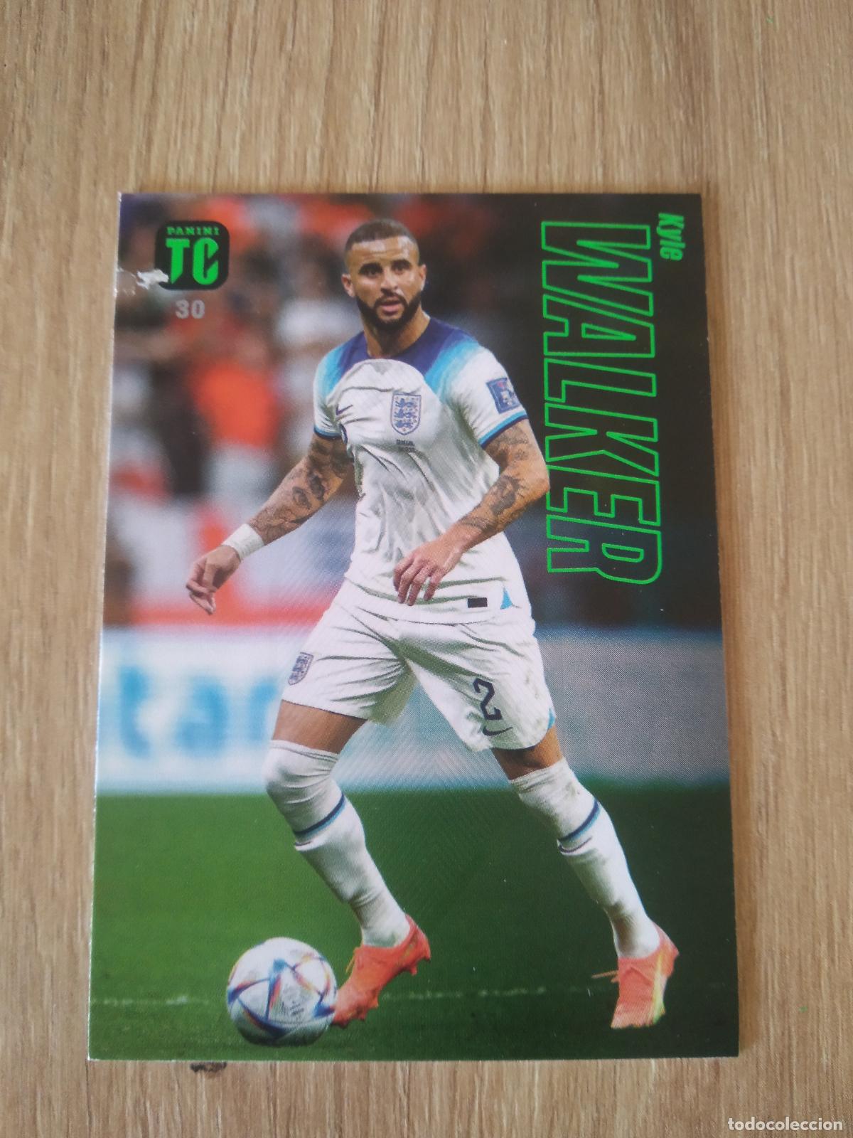 Fu&szlig;ball-Sticker: 30 KYLE WALKER INGLATERRA CROMO TARJETA FUTBOL PANINI TOP CLASS 2023