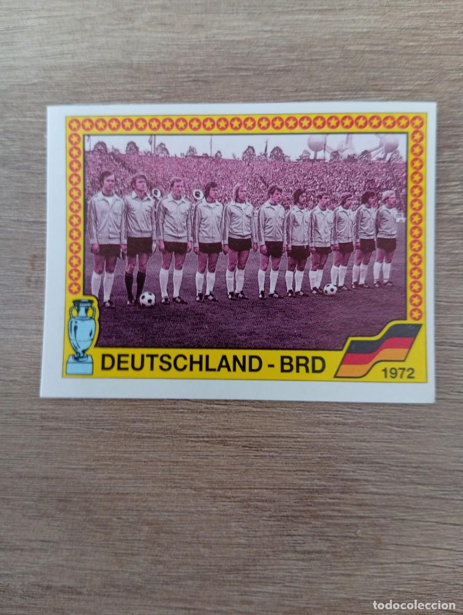 Fu&szlig;ball-Sticker: ALINEACION ALEMANIA 11 EUROCOPA EURO 1988 88 ALEMANIA NUNCA PEGADO SIN PEGAR