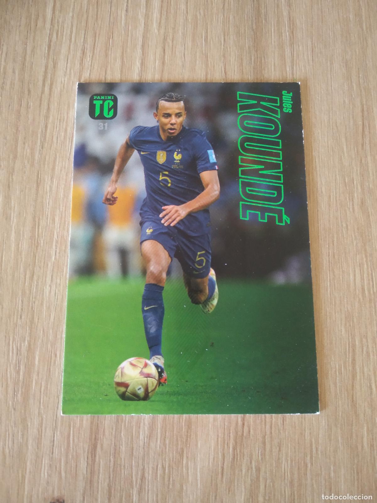 Fu&szlig;ball-Sticker: 31 KOUNDE FRANCIA CROMO TARJETA FUTBOL PANINI TOP CLASS 2023