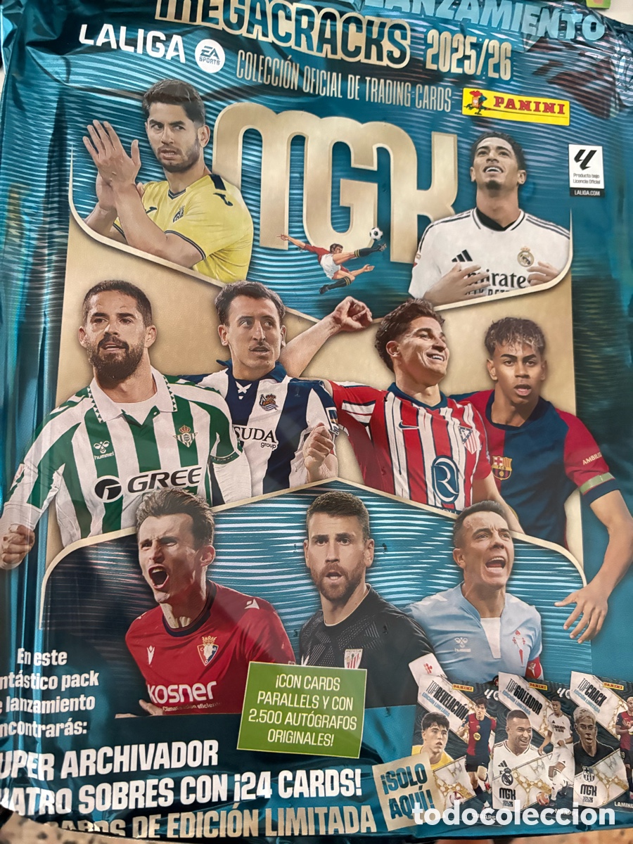 Fu&szlig;ball-Sticker: Megapack 2025-2026 cerrado