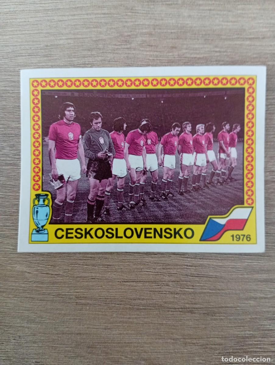 Fu&szlig;ball-Sticker: ALINEACION CHECOSLOVAQUIA 13 EUROCOPA EURO 1988 88 ALEMANIA NUNCA PEGADO SIN PEGAR