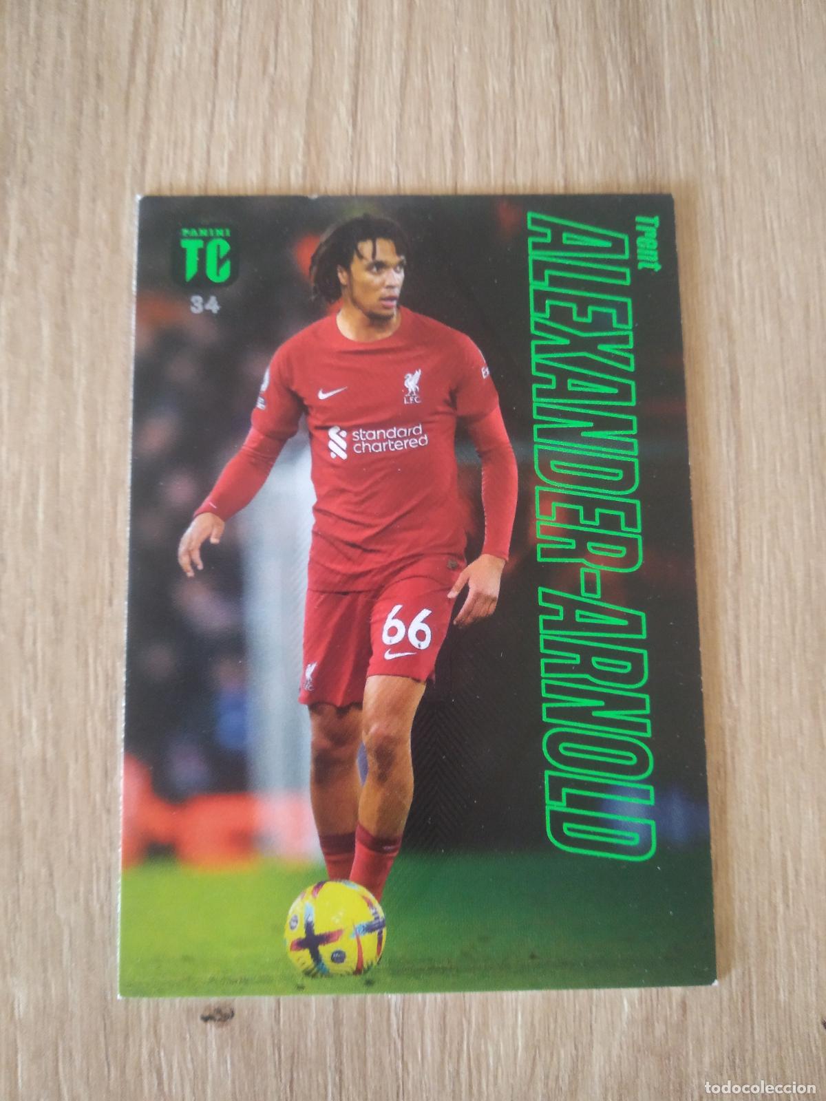 Fu&szlig;ball-Sticker: 34 TRENT ALEXANDER-ARNOLD LIVERPOOL CROMO TARJETA FUTBOL PANINI TOP CLASS 2023
