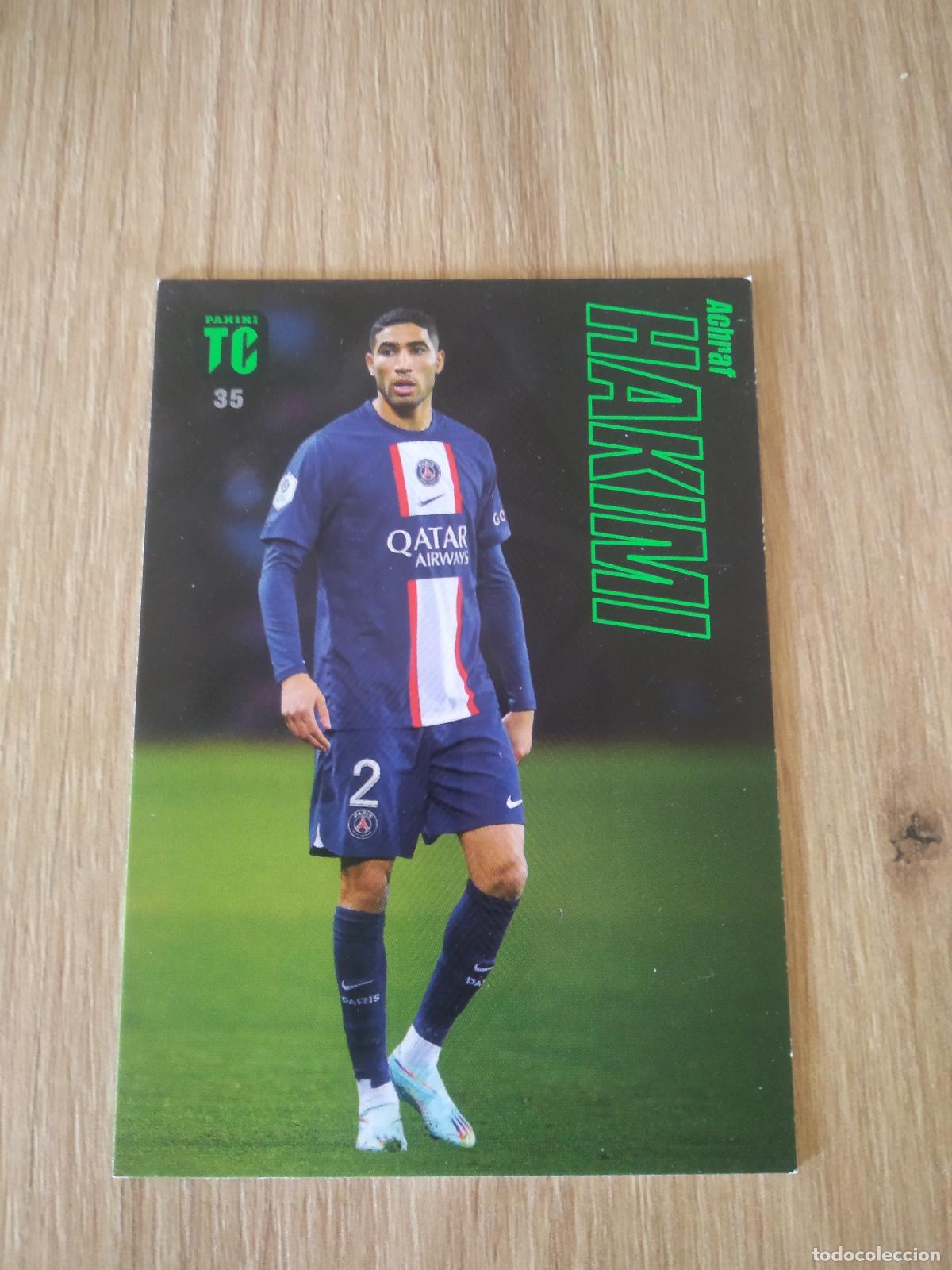 Fu&szlig;ball-Sticker: 35 ACHRAF HAKIMI PARIS SAINT GERMAIN PSG CROMO TARJETA FUTBOL PANINI TOP CLASS 2023