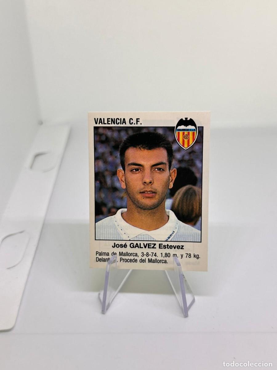 Football Stickers: Galvez 413 Fichaje Valencia Panini Futbol 93 94 1993 1994 sin pegar