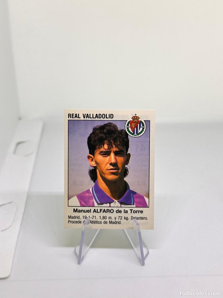 Football Stickers: Alfaro 417 Fichaje Valladolid Panini Futbol 93 94 1993 1994 sin pegar