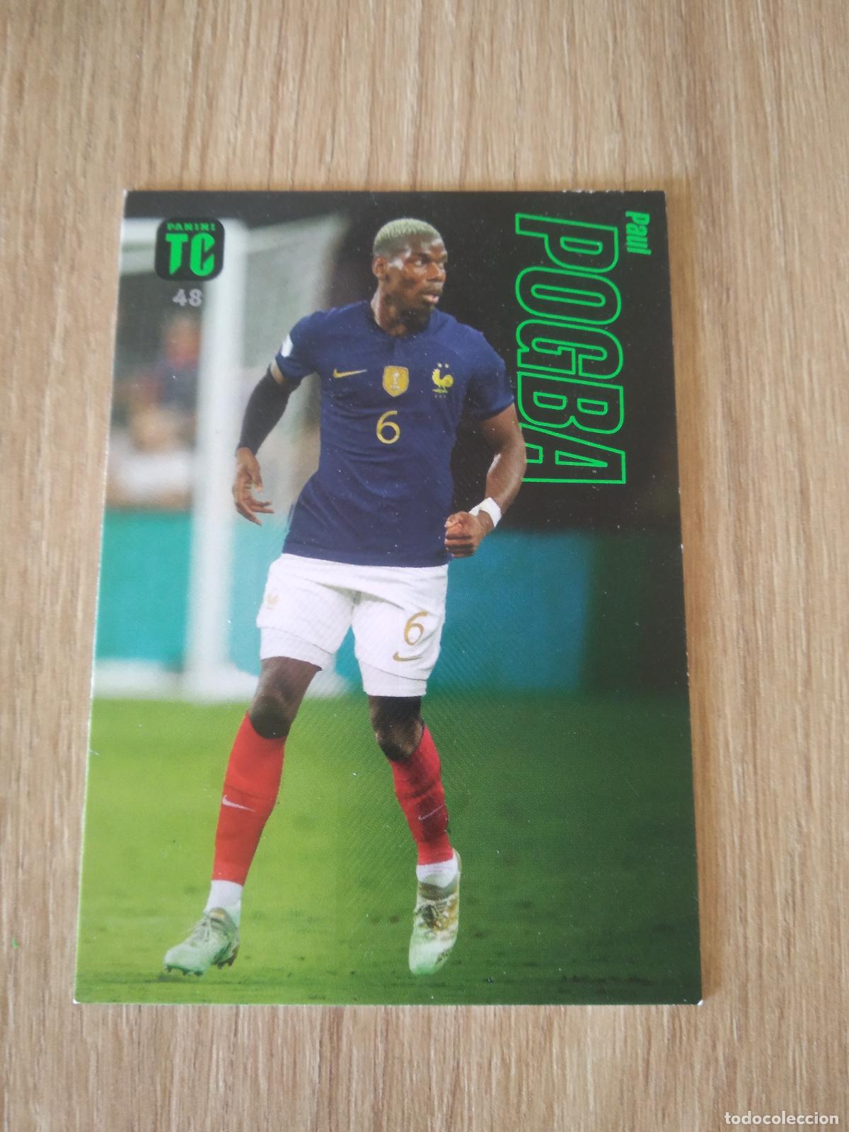 Cromos de f&uacute;tbol: 48 POGBA FRANCIA CROMO TARJETA FUTBOL PANINI TOP CLASS 2023