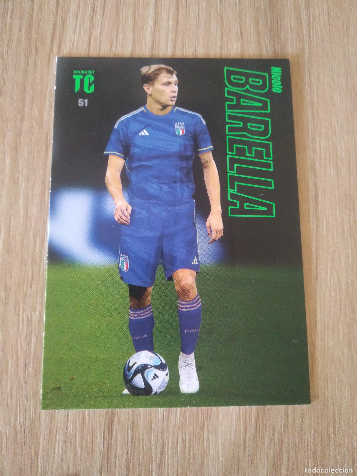 Cromos de f&uacute;tbol: 51 BARELLA ITALIA CROMO TARJETA FUTBOL PANINI TOP CLASS 2023