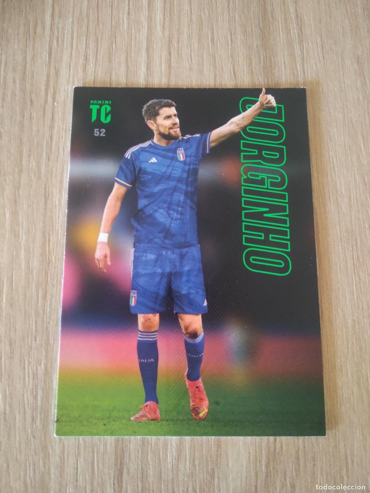 Cromos de f&uacute;tbol: 52 JORGINHO ITALIA CROMO TARJETA FUTBOL PANINI TOP CLASS 2023