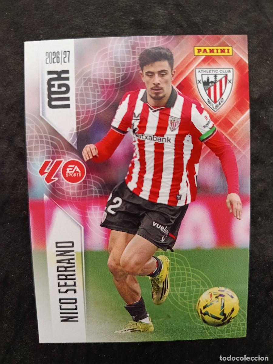 Fu&szlig;ball-Sticker: MGK 2026/27 MEGACRACKS PANINI. #49 NICO SERRANO. ATH. BILBAO