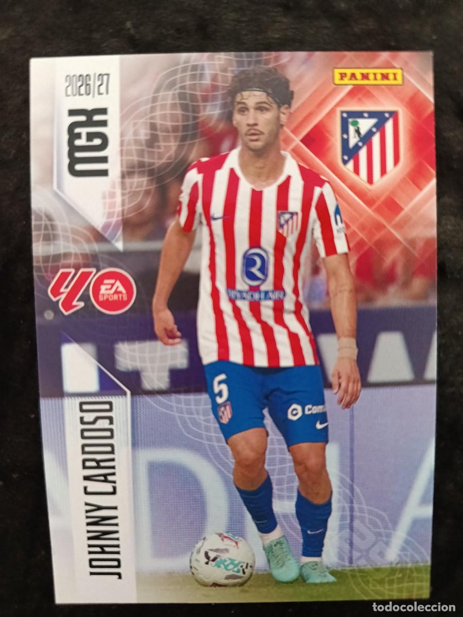 Fu&szlig;ball-Sticker: MGK 2026/27 MEGACRACKS PANINI. #66 JOHNNY CARDOSO. AT.MADRID
