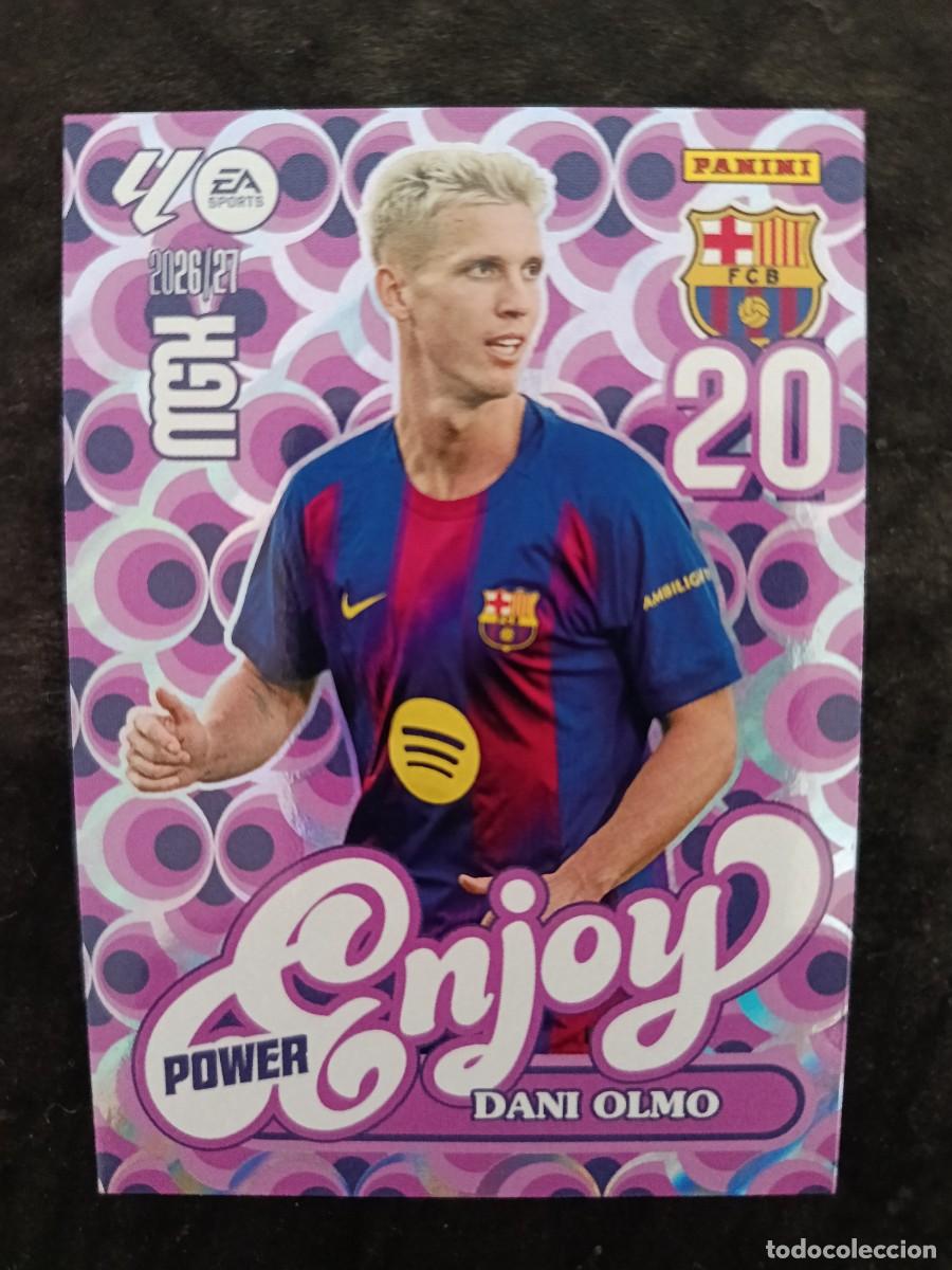 Cromos de f&uacute;tbol: MGK 2026/27 MEGACRACKS PANINI. #381P &rdquo;ENJOY POWER&rdquo;. FC.BARCELONA