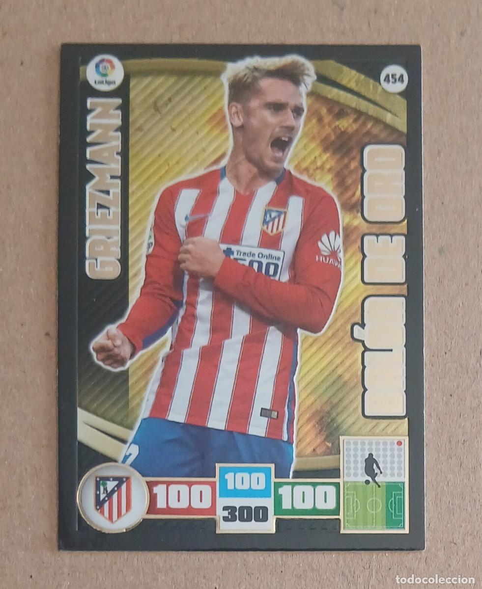 Cromos de Futebol: CROMO n&ordm; 454 GRIEZMANN ATL&Eacute;TICO BAL&Oacute;N DE ORO ADRENALYN XL 2015-2016 DE PANINI. Buen estado.