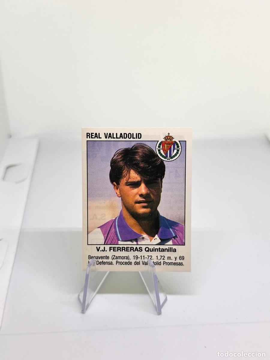 Cromos de f&uacute;tbol: Ferreras 415 Fichaje Valladolid Panini Futbol 93 94 1993 1994 sin pegar