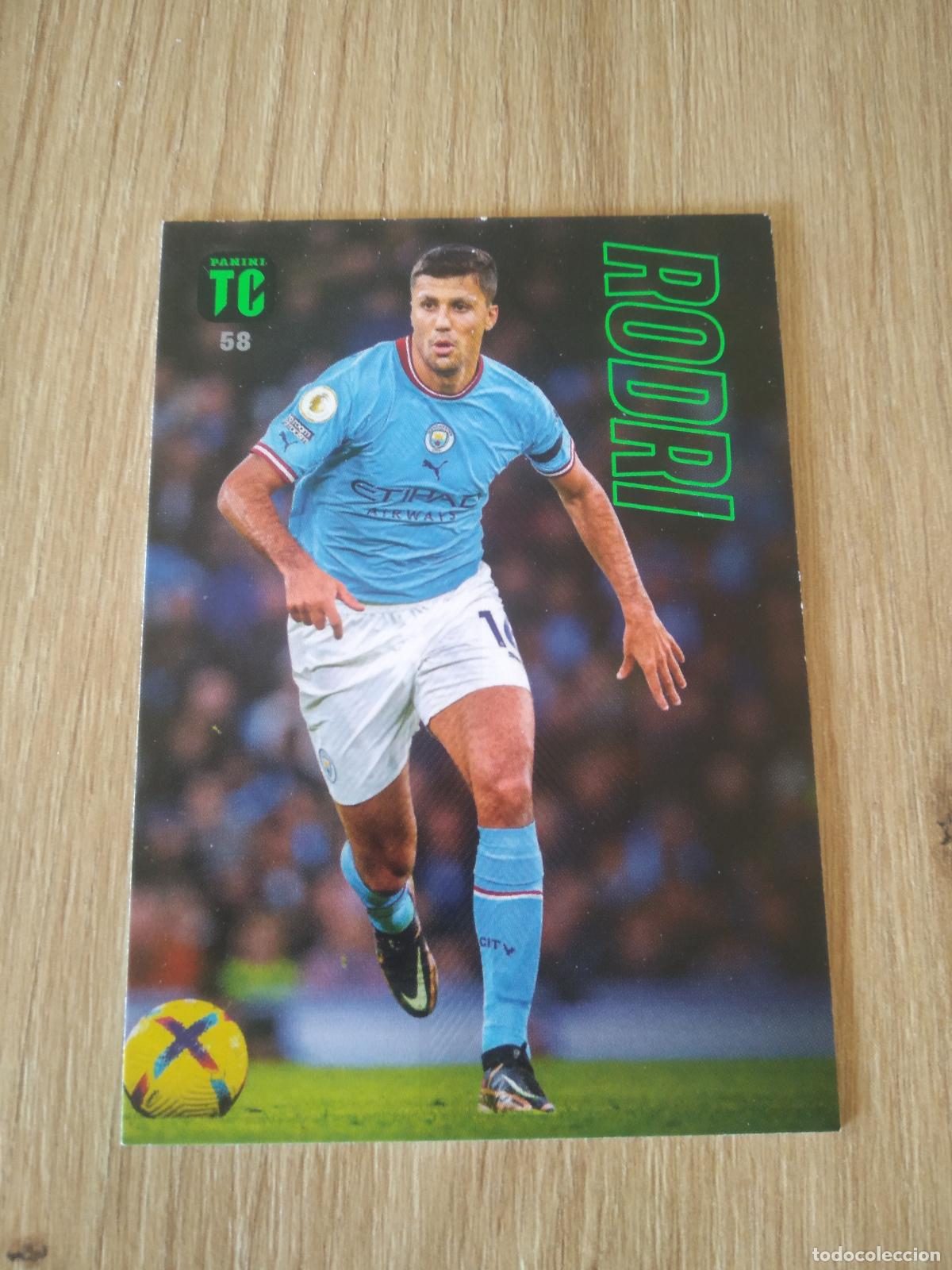 Cromos de Futebol: 58 RODRI MANCHESTER CITY CROMO TARJETA FUTBOL PANINI TOP CLASS 2023