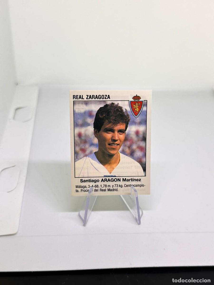 Figurine di Calcio: Aragon 419 Fichaje Zaragoza Panini Futbol 93 94 1993 1994 sin pegar