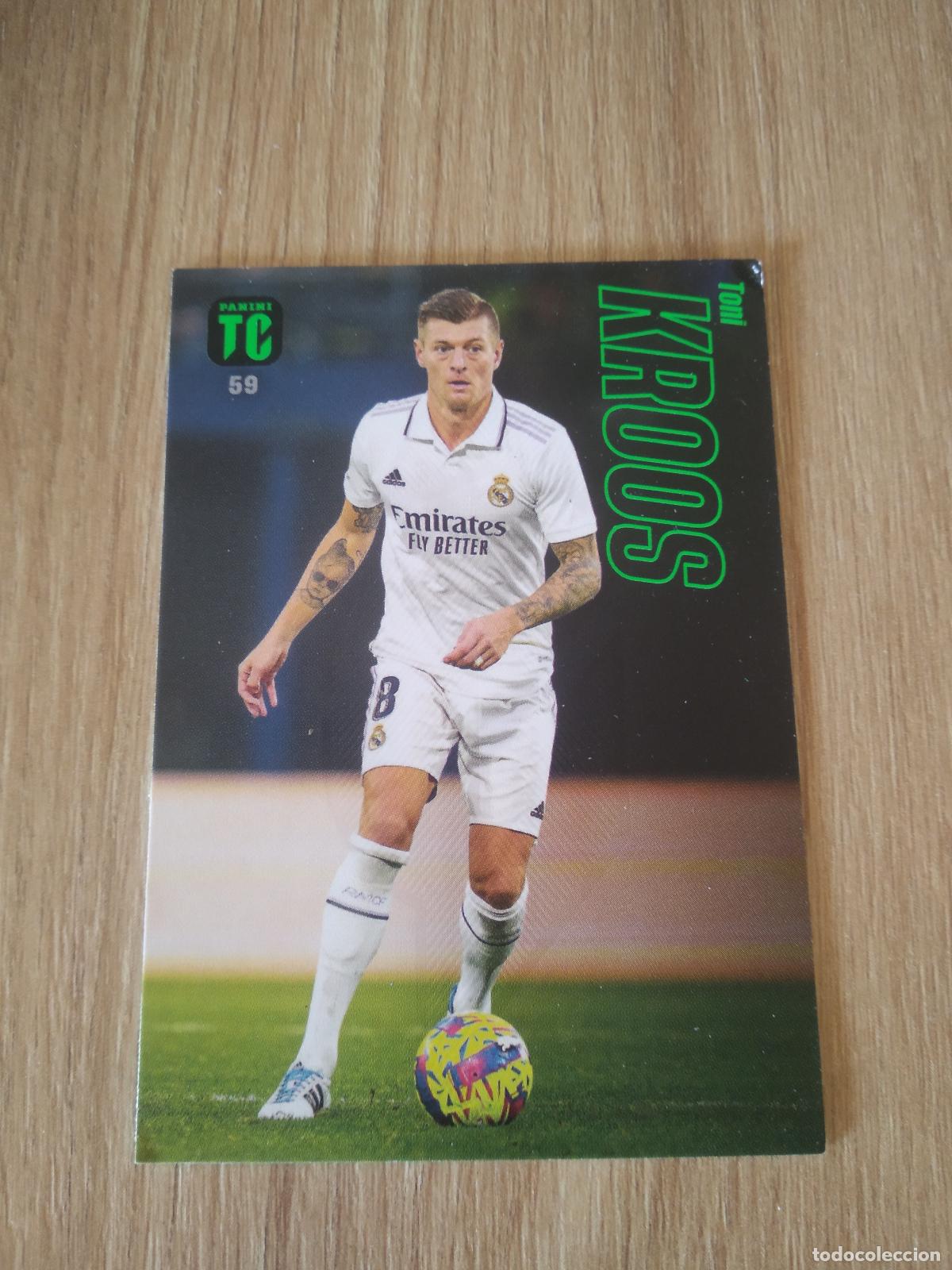 Cromos de f&uacute;tbol: 59 KROOS REAL MADRID CROMO TARJETA FUTBOL PANINI TOP CLASS 2023