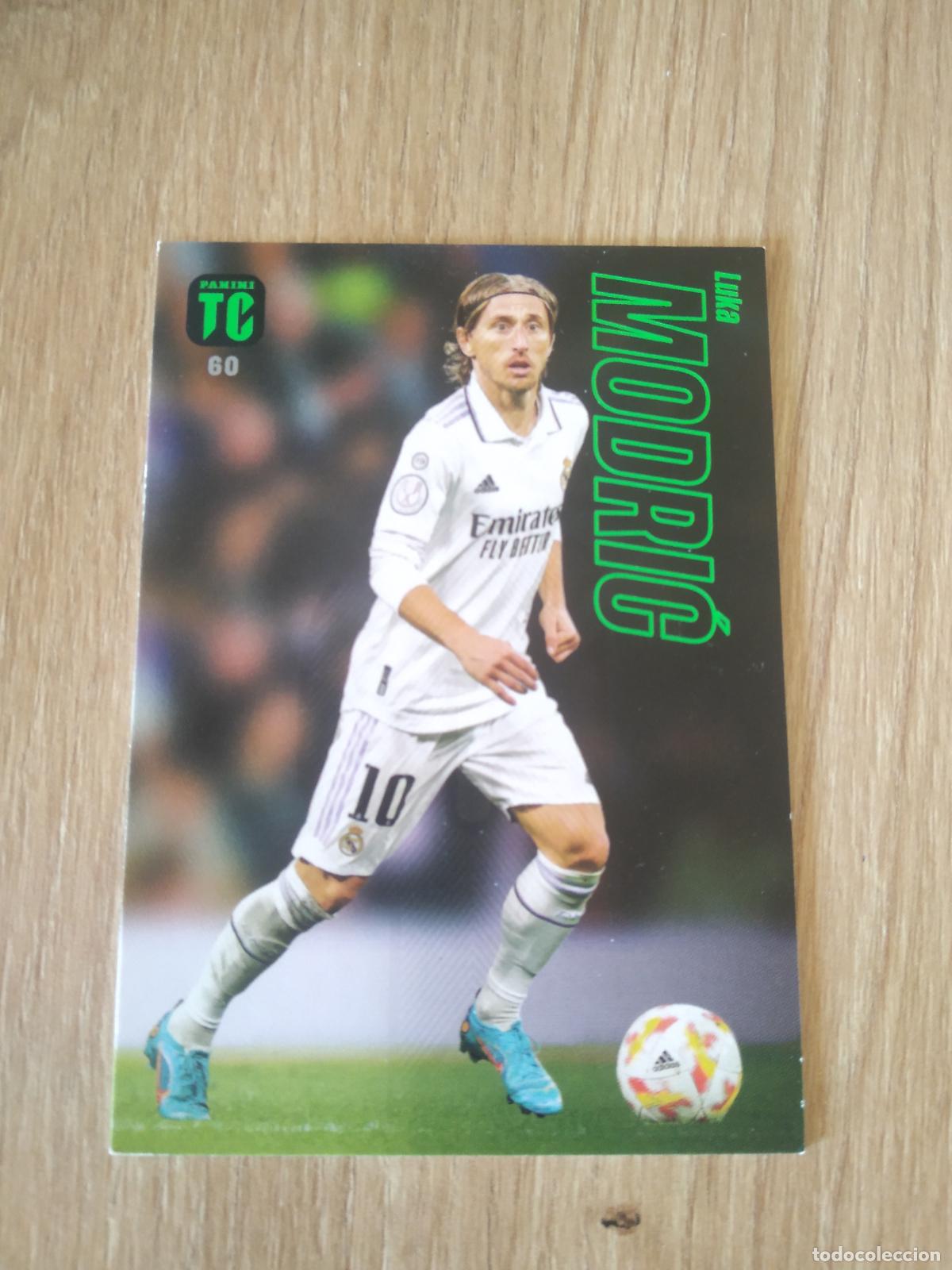 Cromos de f&uacute;tbol: 60 MODRIC REAL MADRID CROMO TARJETA FUTBOL PANINI TOP CLASS 2023