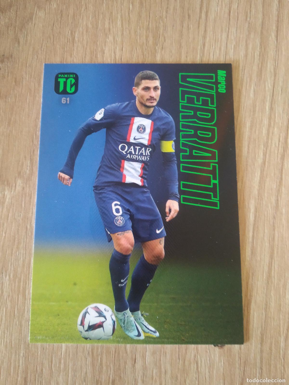 Cromos de f&uacute;tbol: 61 VERRATTI PARIS SAINT GERMAIN PSG CROMO TARJETA FUTBOL PANINI TOP CLASS 2023
