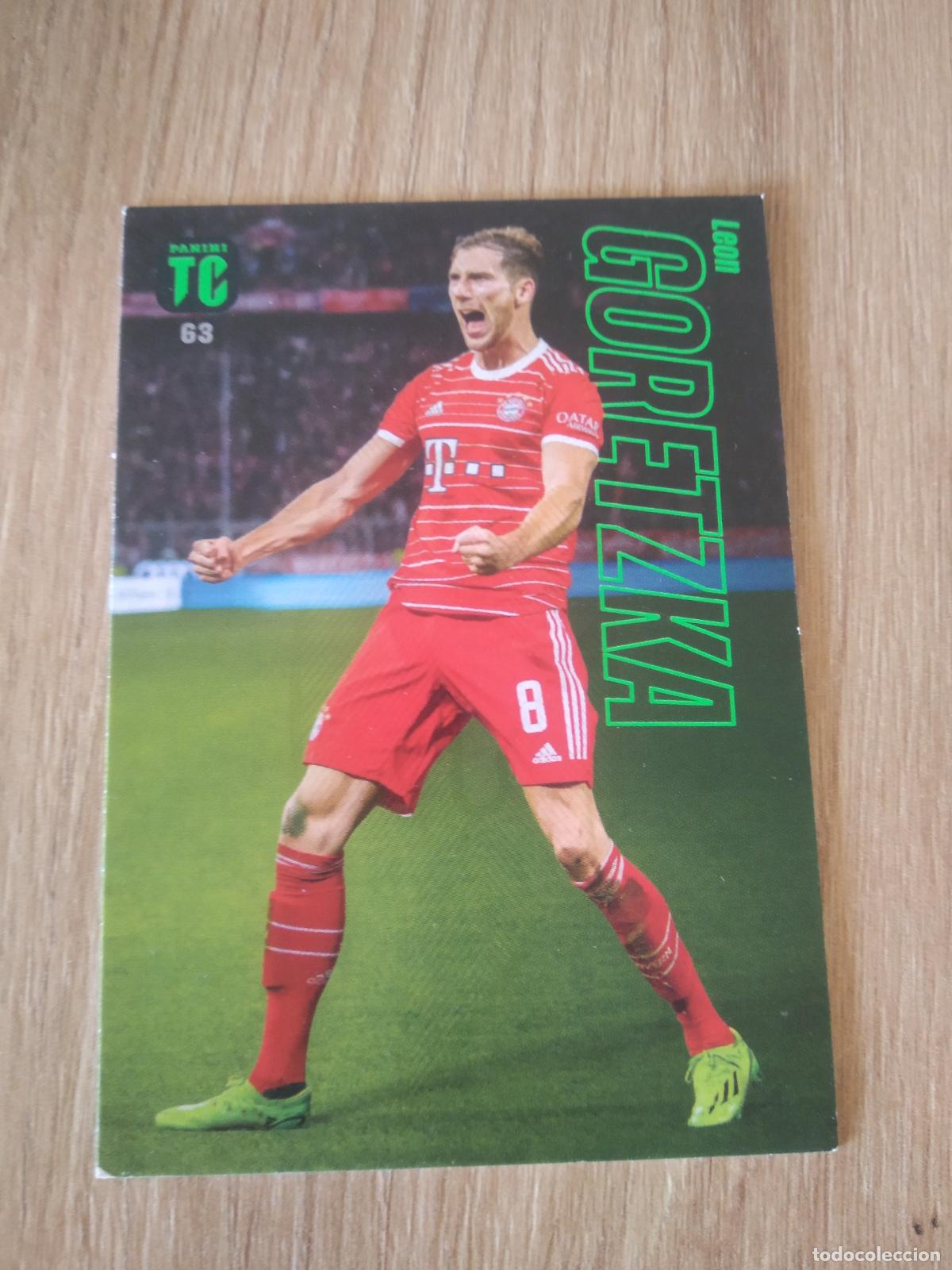 Cromos de f&uacute;tbol: 63 GORETZKA BAYERN MUNICH CROMO TARJETA FUTBOL PANINI TOP CLASS 2023
