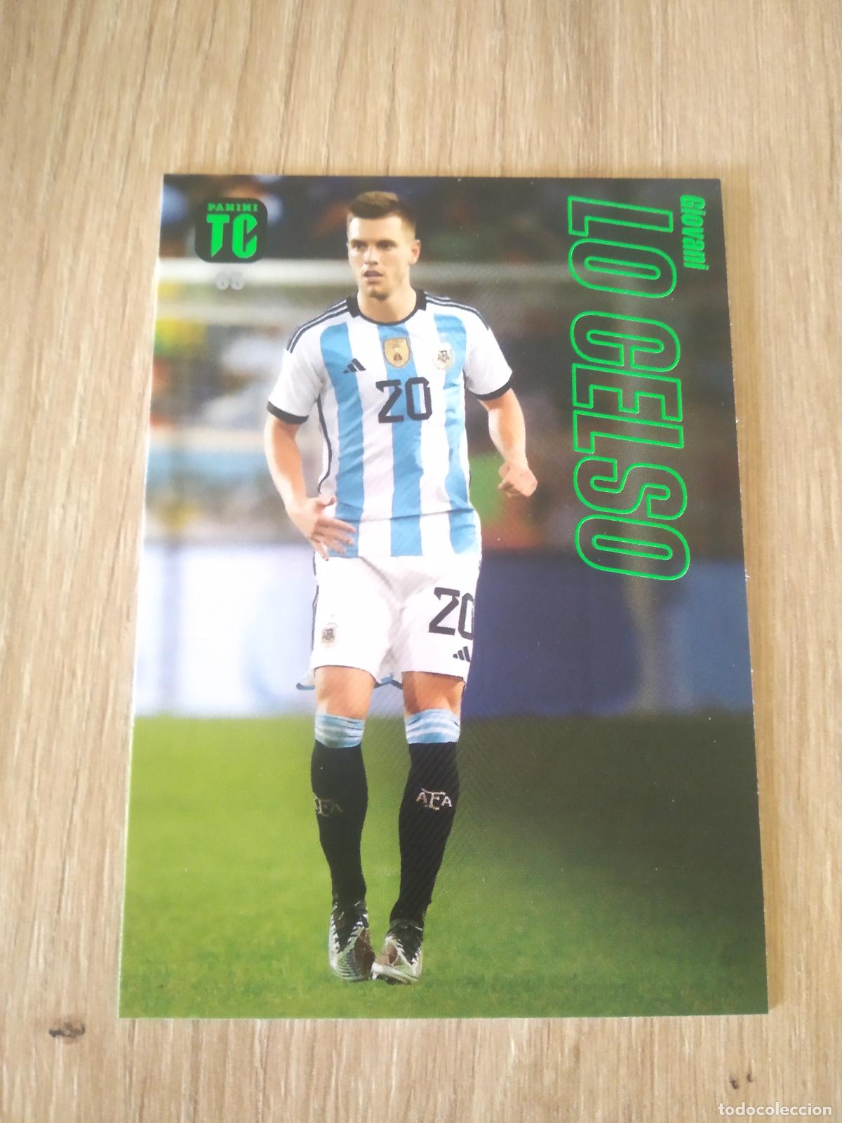 Cromos de f&uacute;tbol: 65 LO CELSO ARGENTINA CROMO TARJETA FUTBOL PANINI TOP CLASS 2023