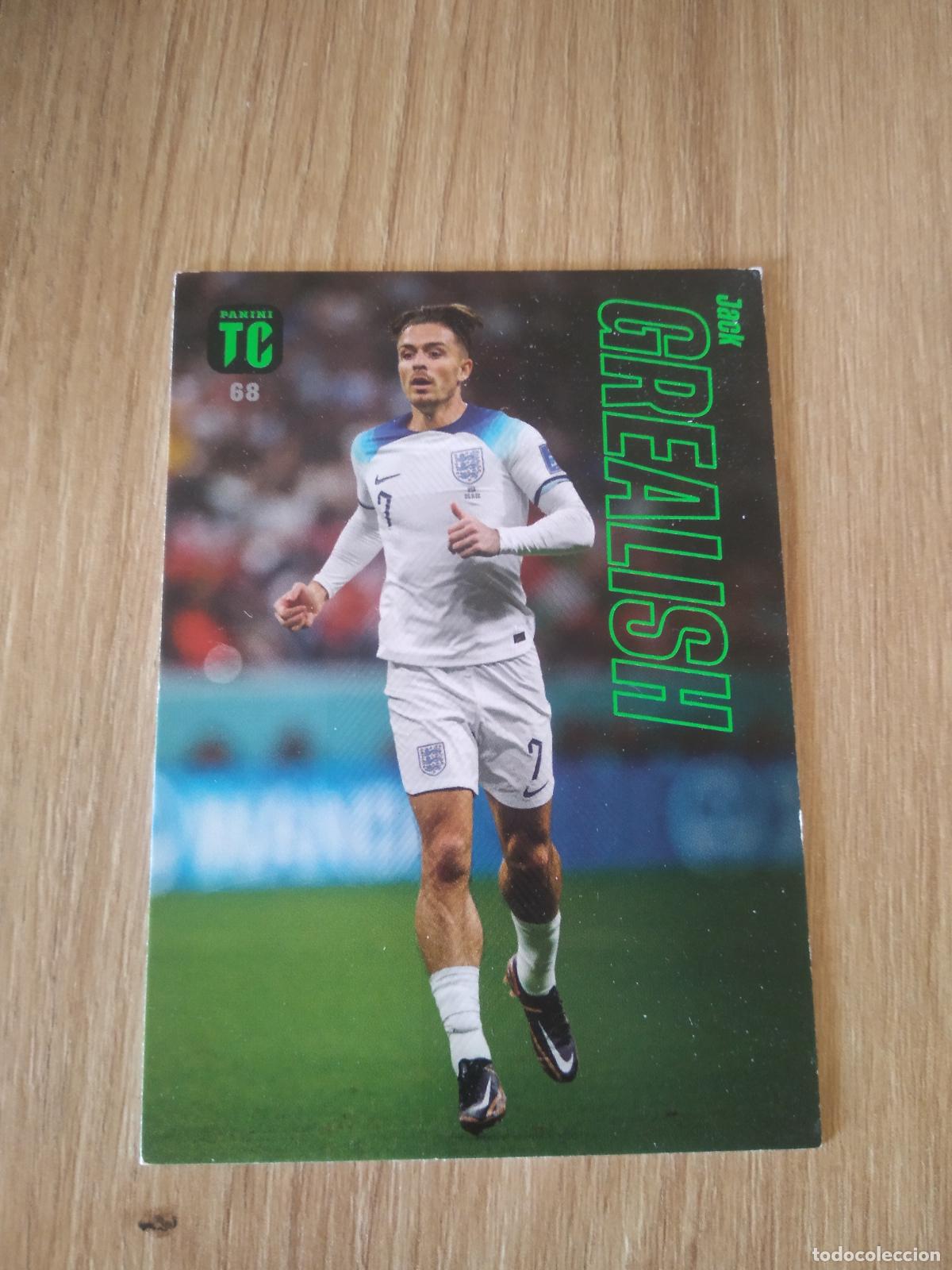 Cromos de f&uacute;tbol: 68 JACK GREALISH INGLATERRA CROMO TARJETA FUTBOL PANINI TOP CLASS 2023