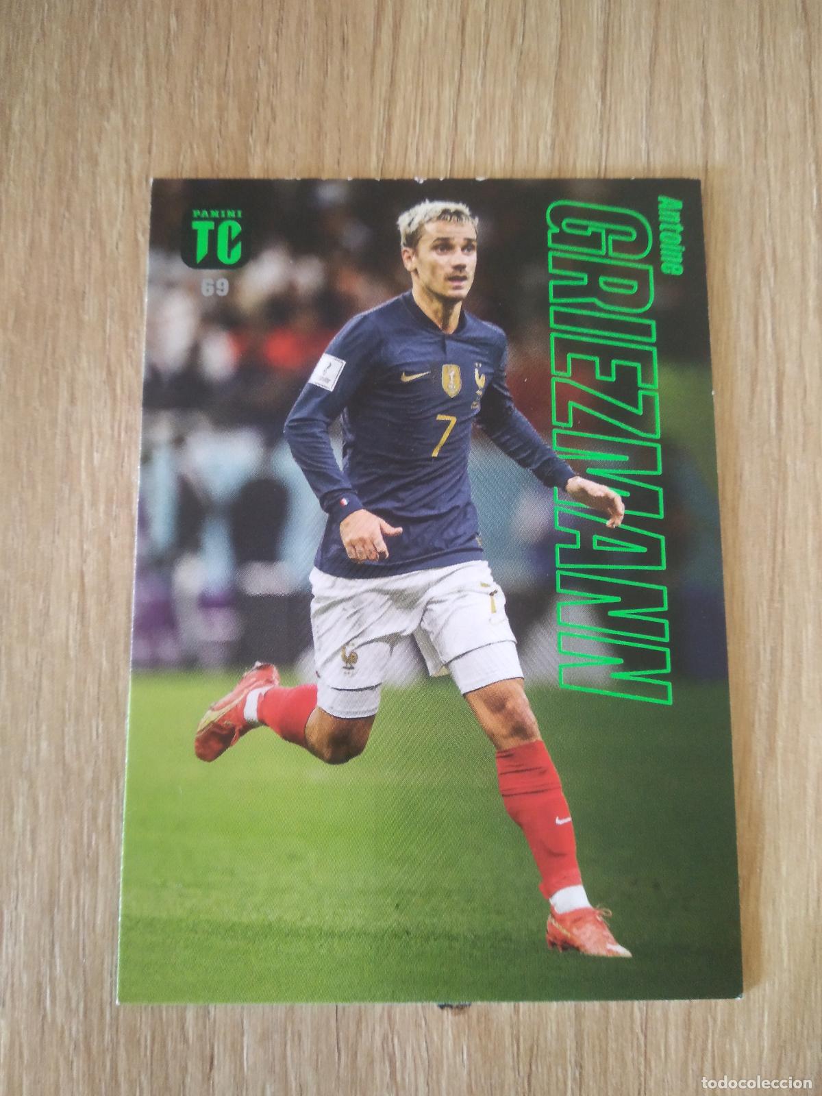 Cromos de f&uacute;tbol: 69 GRIEZMANN FRANCIA CROMO TARJETA FUTBOL PANINI TOP CLASS 2023